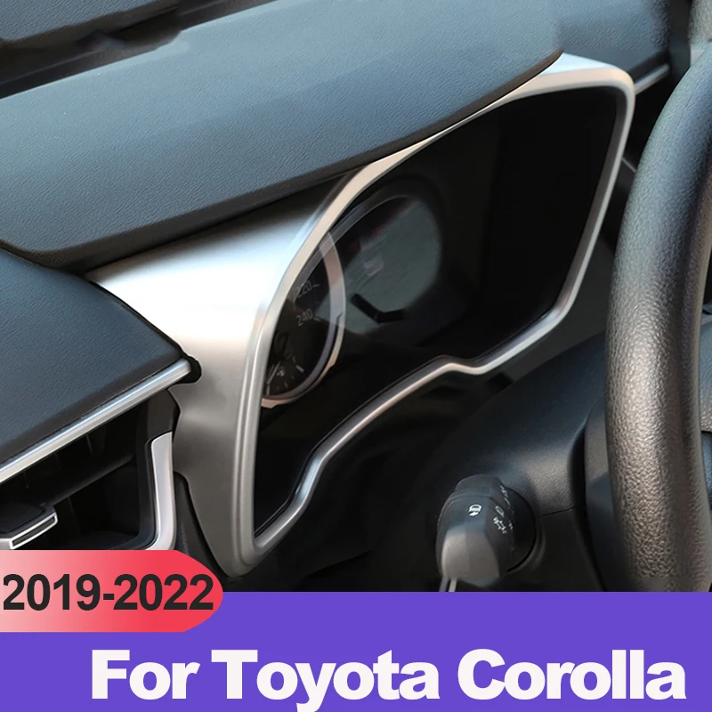 

Для Toyota Corolla 2019 2020 2021 2022 E210 12th ABS дисплей приборной панели кольцевой Спидометр Датчик Крышка отделка рамка аксессуары