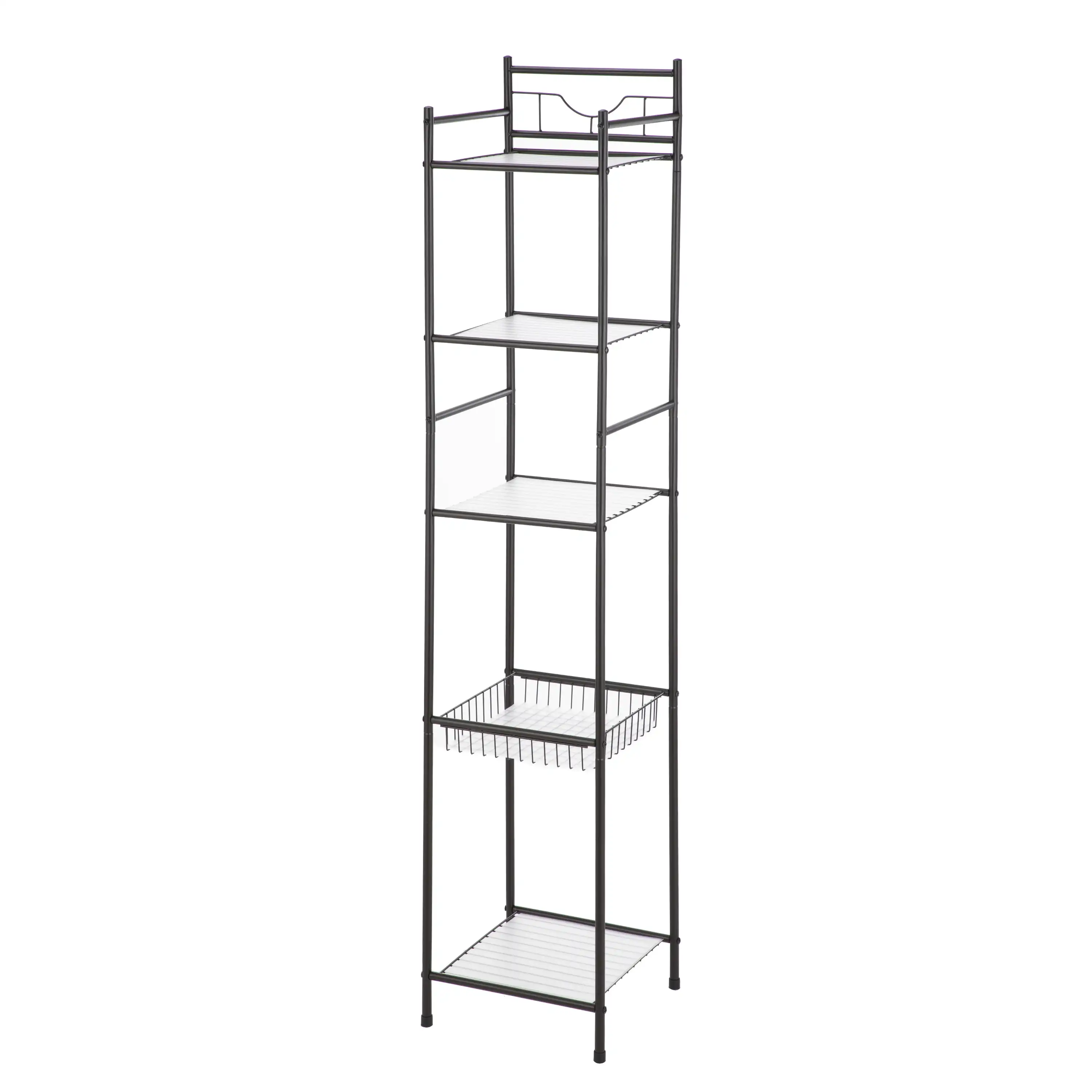 

Mainstays 5 Shelf Steel Storage Shelf Unit, Oil Rubbed Bronze Finish for Adult - Teen Age Groups