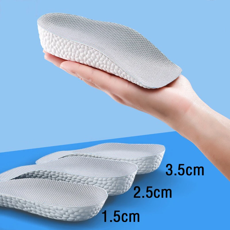 

Height Increase Insoles for Men Women Shoes Flat Feet Arch Support Orthopedic Insoles Sneakers Heel Lift Memory Foam Shoe Pads