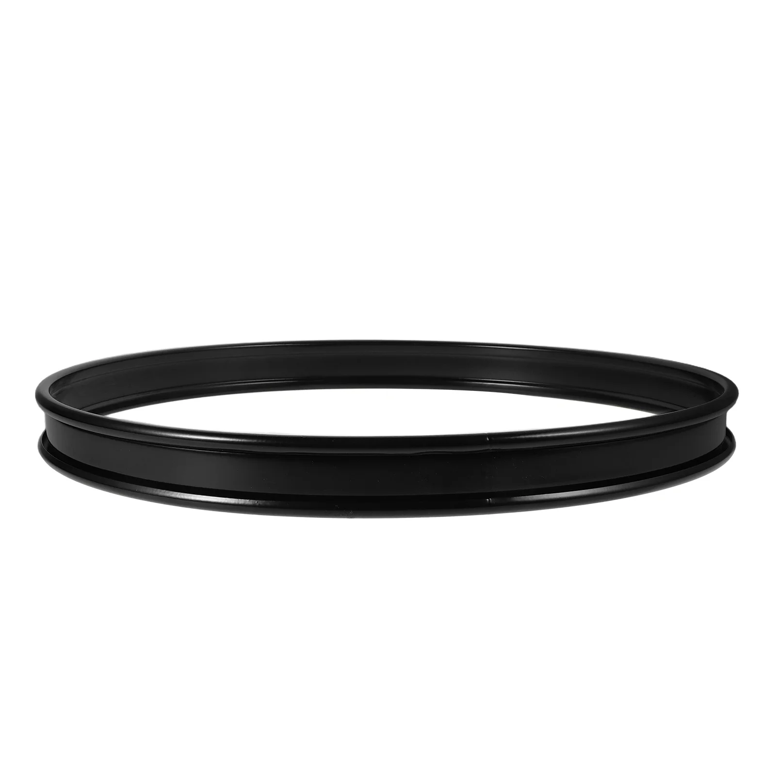 16 Inch Drum Hoop Metal Bass Drum Rim Replacement Snare Accessories Mellophone Percussion Instrument Part Lug