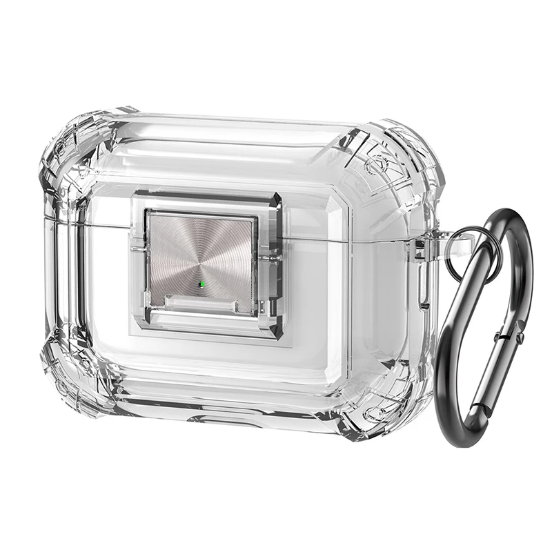 

Crystal Earphone Case For AirPods Pro 2 3 1 Pro2 Clear Case Transparent Protective Cover For Airpods 3 Pro 2 1 Case Charging Box