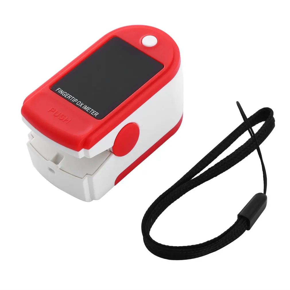 Finger Oximeter Digital Fingertip Pulse Oximeter Blood Oxygen Saturation Meter Finger SPO2 PR Heart Rate Monitor Health Care
