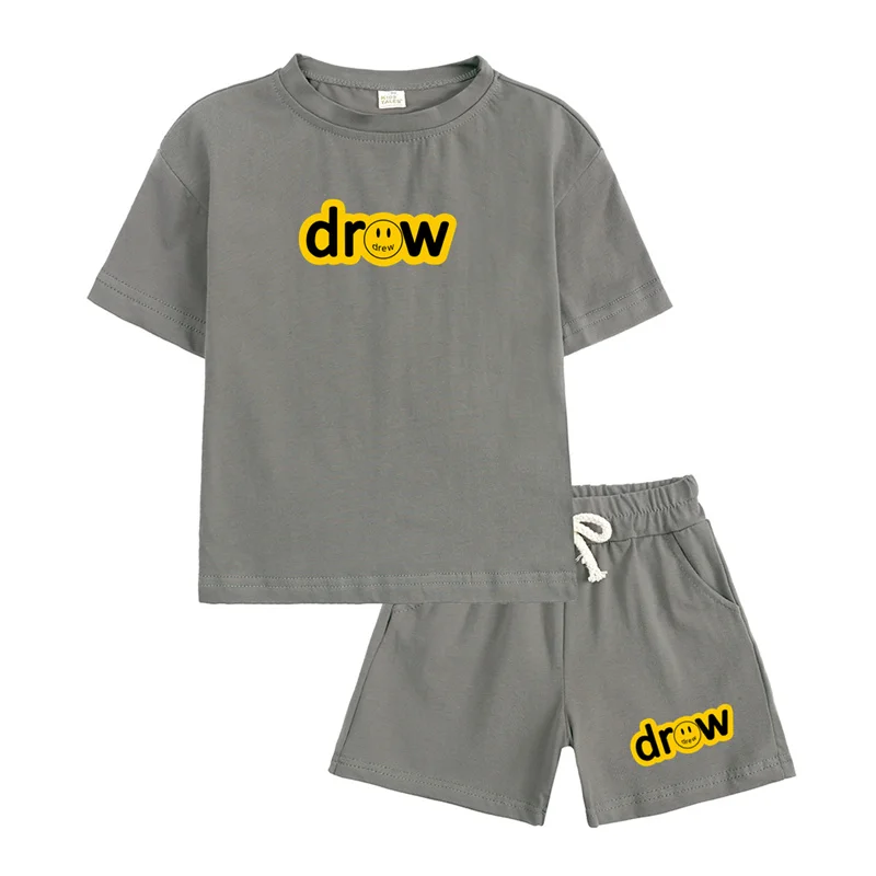 Drew Tracksuit Children's Short Sleeve Suit 1