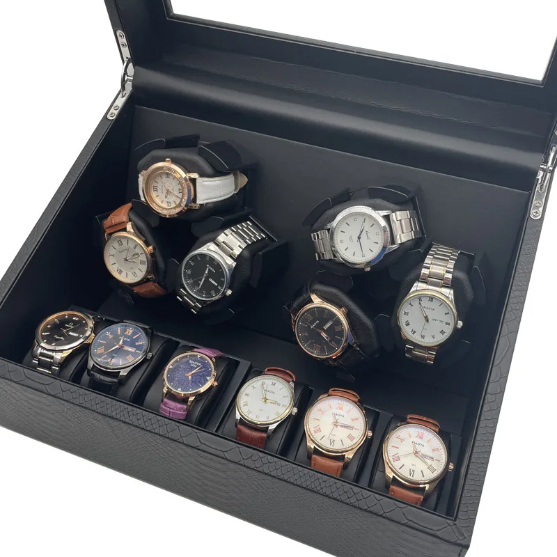 Luxury Automatic Watch Winder Box with 3+3 / 6+6 Slot PU Leather Storage, Ultra-Quiet M... - SKU LAWW1158 - UGI Packaging