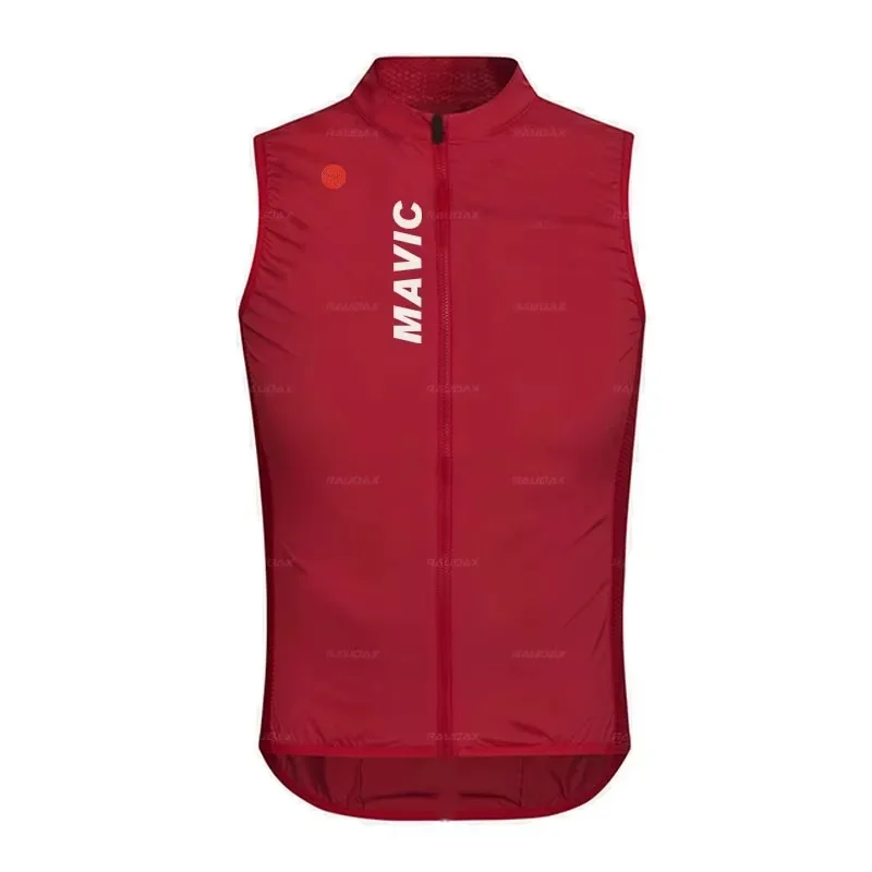 Rx MAVIC Team Summer Bicycle Windproof Sleeveless Road Bike Cycling Vest Mountain Bike Lightweight Sleeveless Gilet