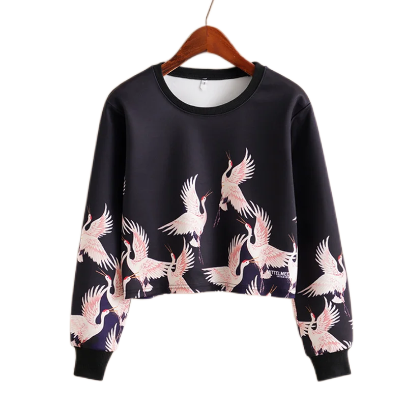 

2022 Women's Spring Autumn Hoodie New Fashion and Comfortable O-Neck Printing Casual Temperament Hoodless Hoodie B261