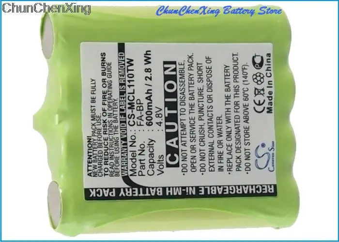 Batteria 600Mah Lh060-3A44C4Bt Per Motorola Tlkr-T4, Per Switel Wt237