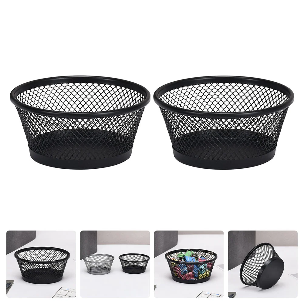 

Cabilock Paper Clip Storage Bucket Desk Dispenser Hair Clip Organizer Drawer Container