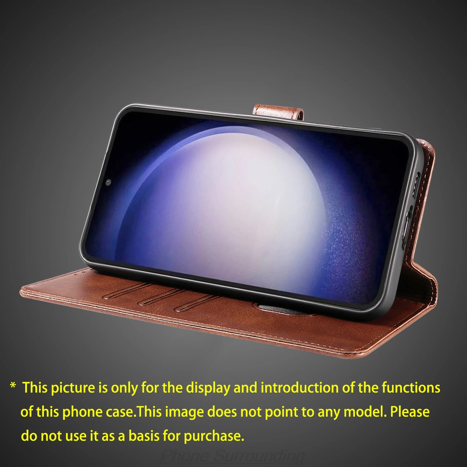 Elegant Wallet Flip Leather Phone Case - Premium Protective Cover and Holster