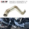 For KTM Duke125 Link Tube 2011-2016 Duke200 Duke290 RC390 Middle Link Pipe 11-15 Motorcycle Exhaust Escape Moto Connect Pipe