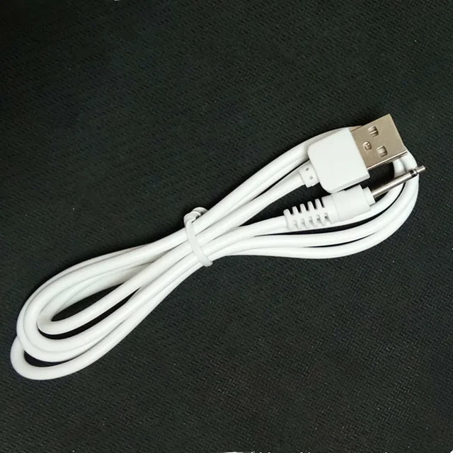 Câble De Chargement Usb Vers Dc 2.5mm, Cordon De Chargeur De Vibrateur Pour  Baguette De Massage Rechargeable (noir) - Câbles D'alimentation - AliExpress