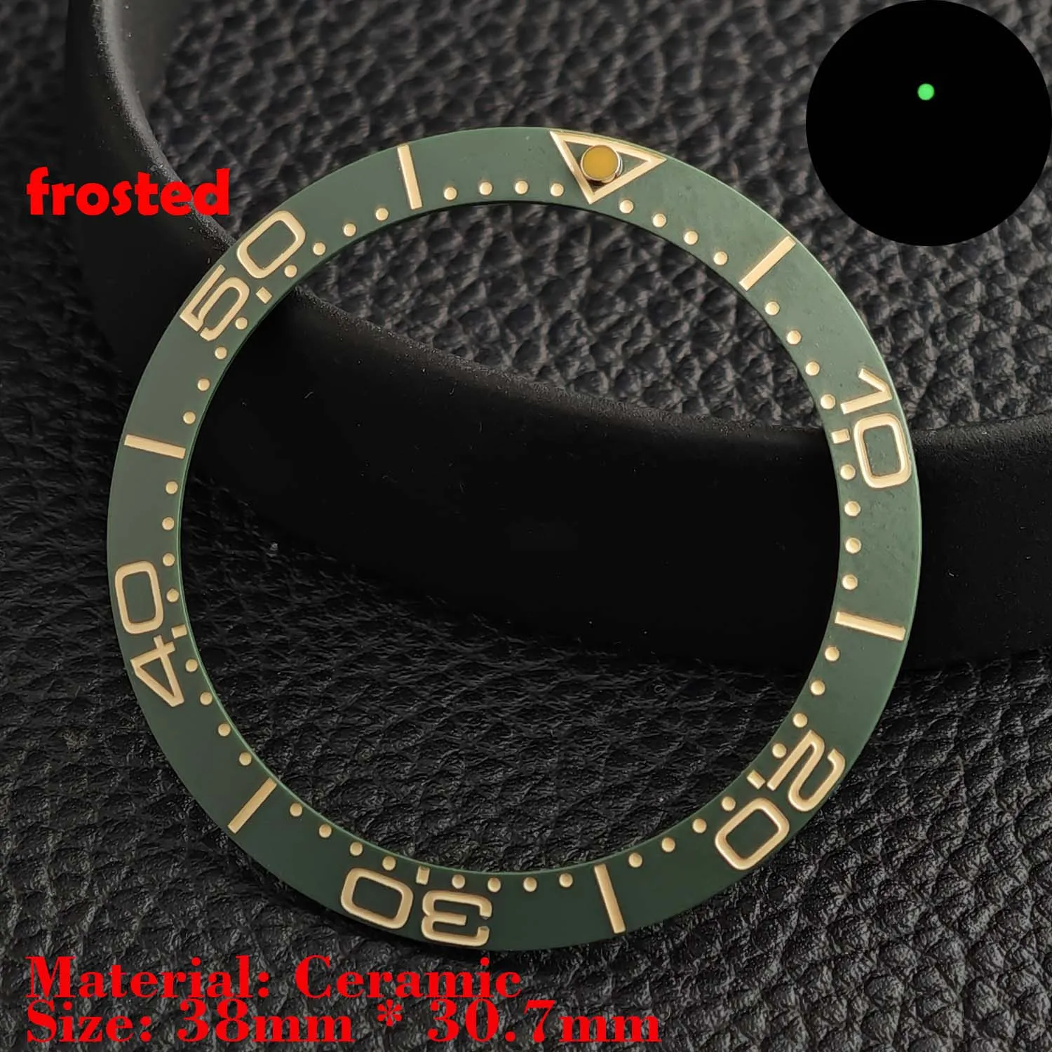 Ceramic Luminous Bezel Insert for Men's Watch - Premium Replacement Accessory