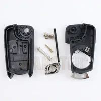 2 3 ปุ่มกุญแจรถ Fob กรณีเชลล์สําหรับ Opel Corsa D Vauxhall Astra H Vectra C Zafira Astra Vectra Signum 4