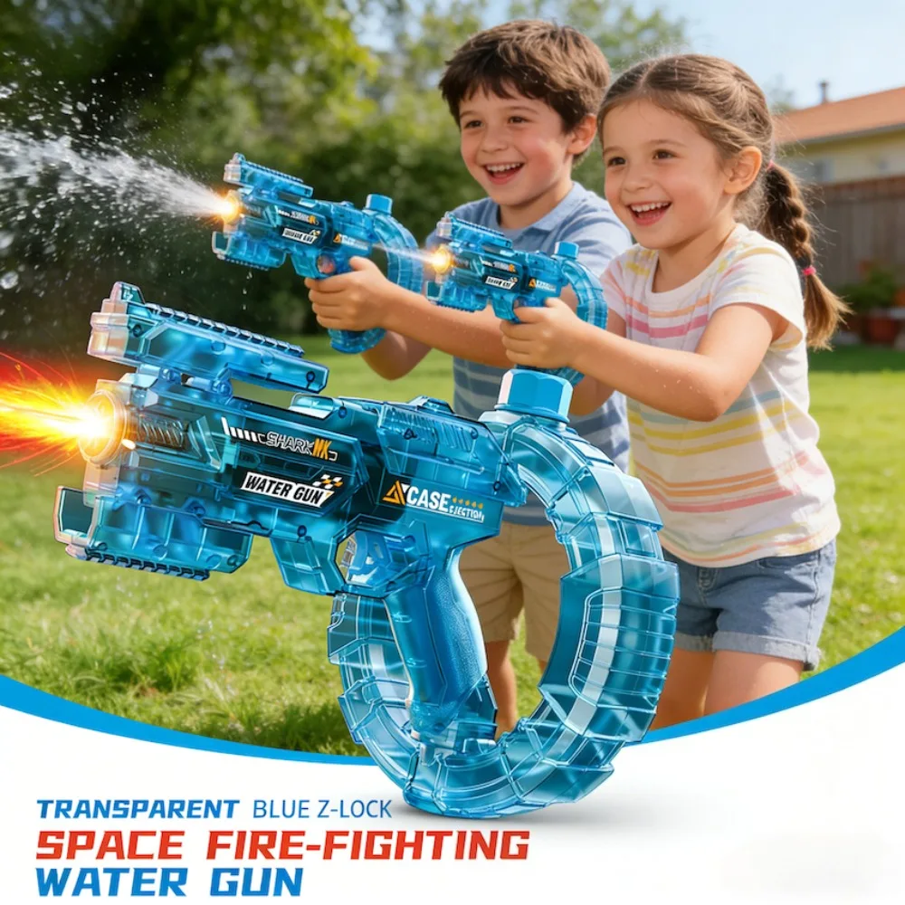 Electric Water Gun With Linkage And Shell Ejection For Kids_voghion.com