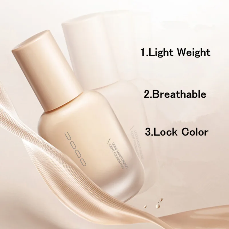 UODO Hydrating Oil-Control Foundation Liquid Long-Lasting Matte Finish Lightweight Formula For Oily&Combination Skin Base Makeup liquid foundation