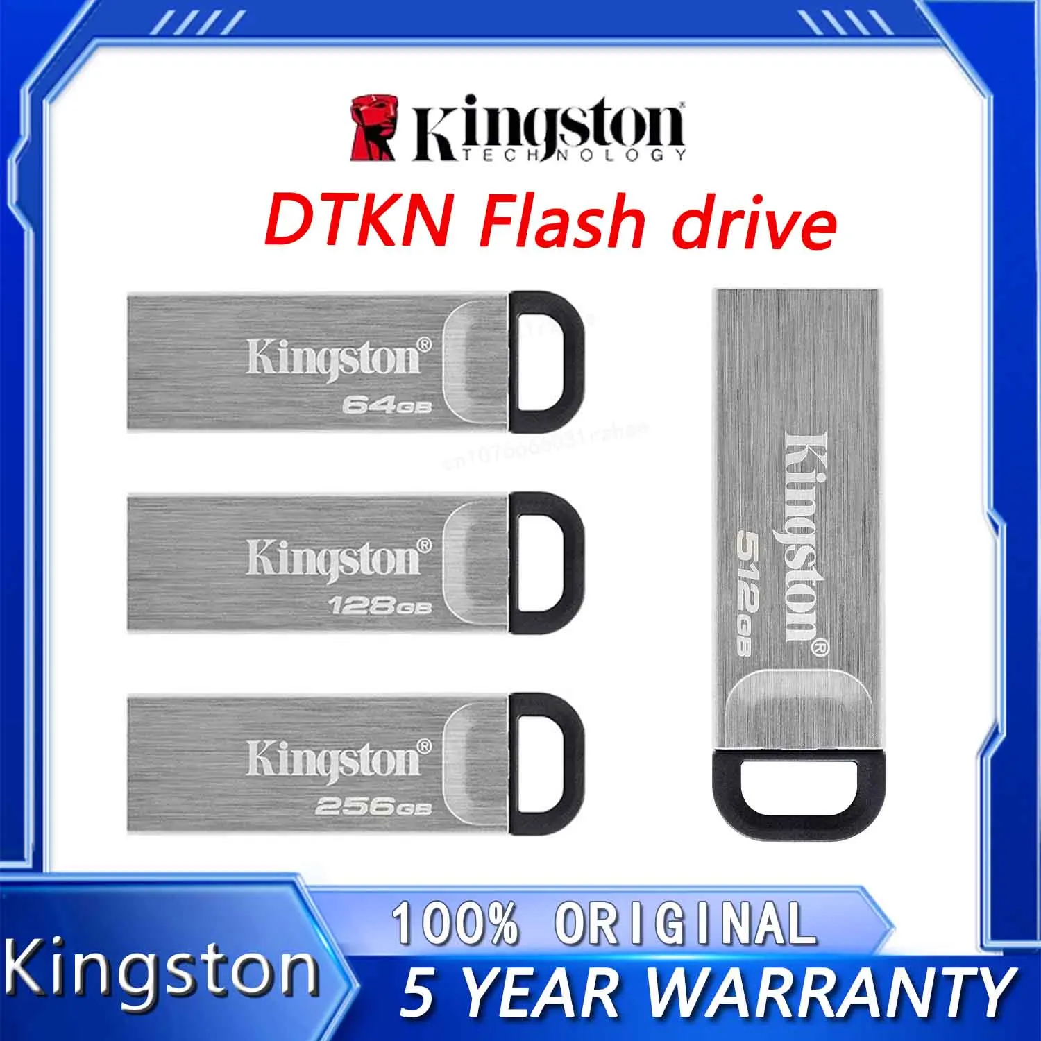 Kingston DataTraveler Kyson USB Flash Drive 64GB 128GB 256GB 512GB USB 3.2 Flash Penrive DTKN Pen Drive For Computer 1