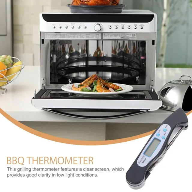 Meat Thermometer with Probe Fork Kitchen Thermometer Digital