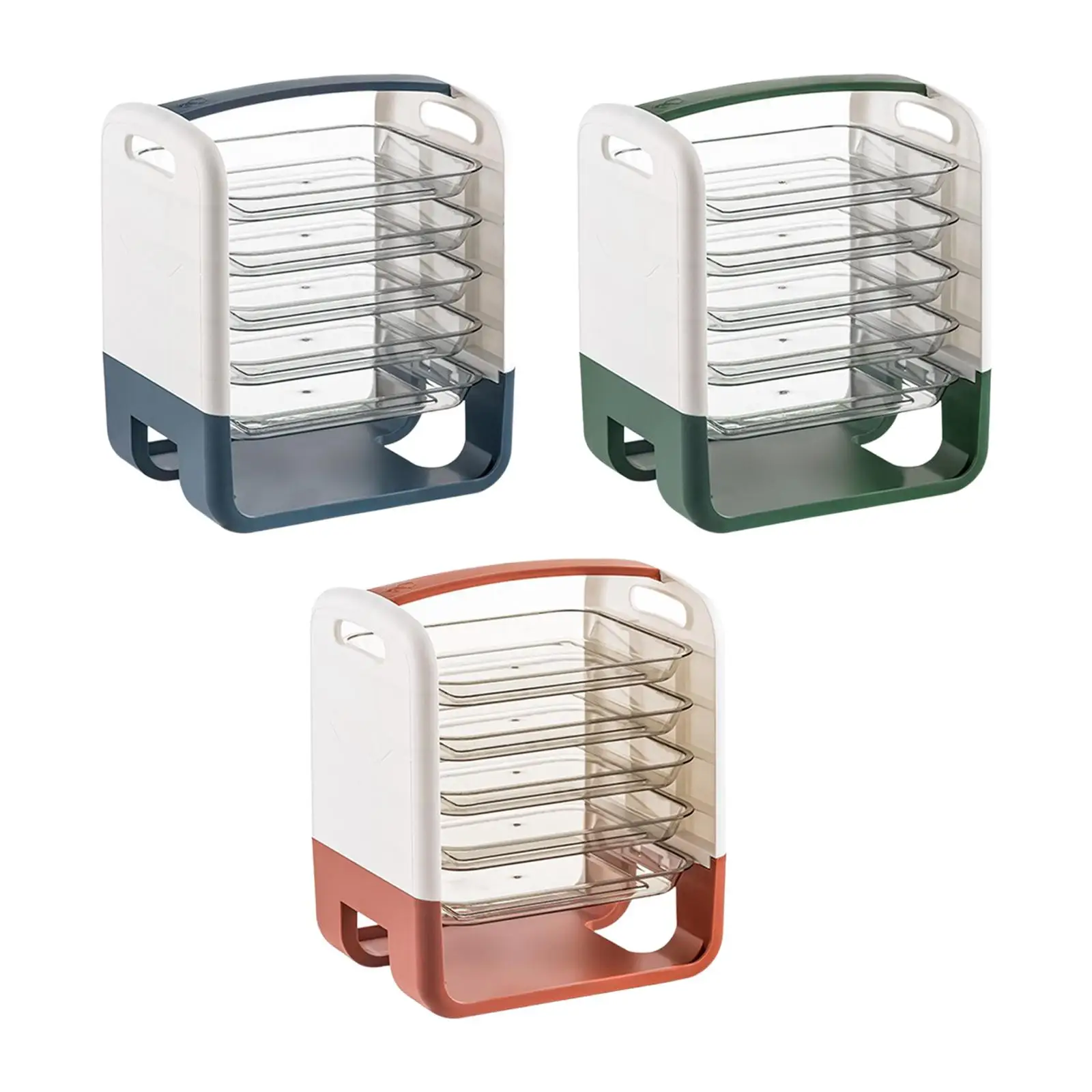 

Vegetables Preparation Plate Countertop Shelves for Restaurant Party Events