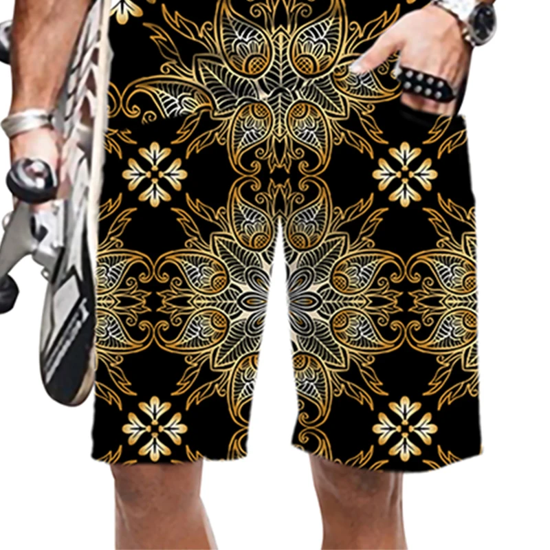 

2022 Loose Harajuku Beach Men/Women Comfortable Swimming Mens Clothing Men's Summer Shorts Fashion Elastic Waist Swimsuit Man