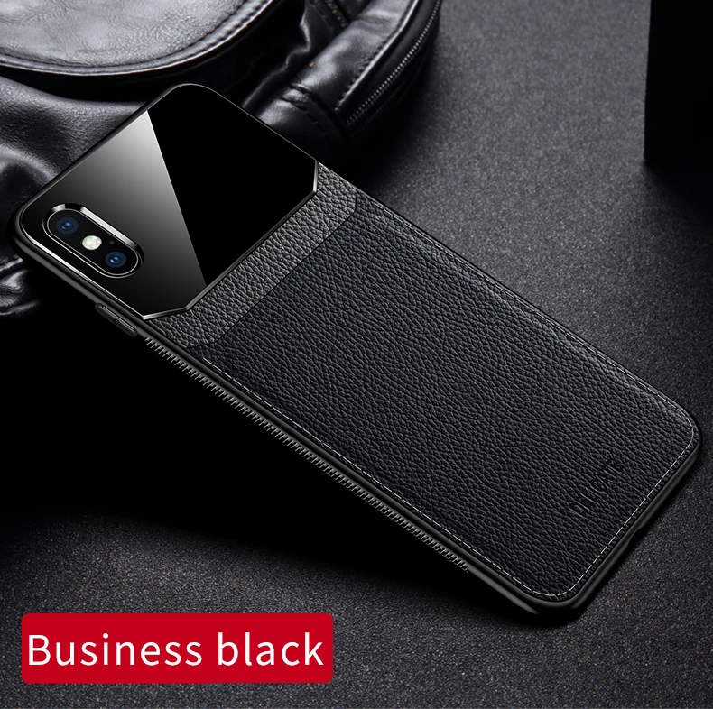 For iPhoneX Case YIYONG Luxury Silicone Frame PU Leather Cover For iPhone X XR XS Max 10 iPhoneXR iPhoneXS iPhone10 Phone Cases