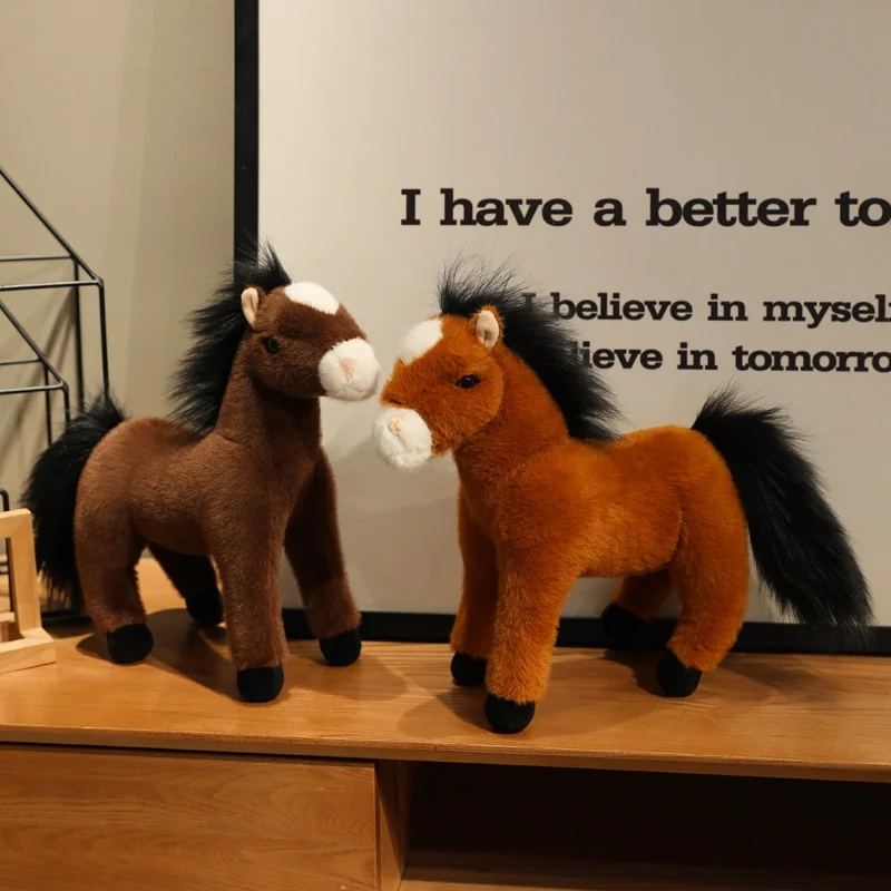 Soft Plush Horse Toy Stuffed Animal Doll