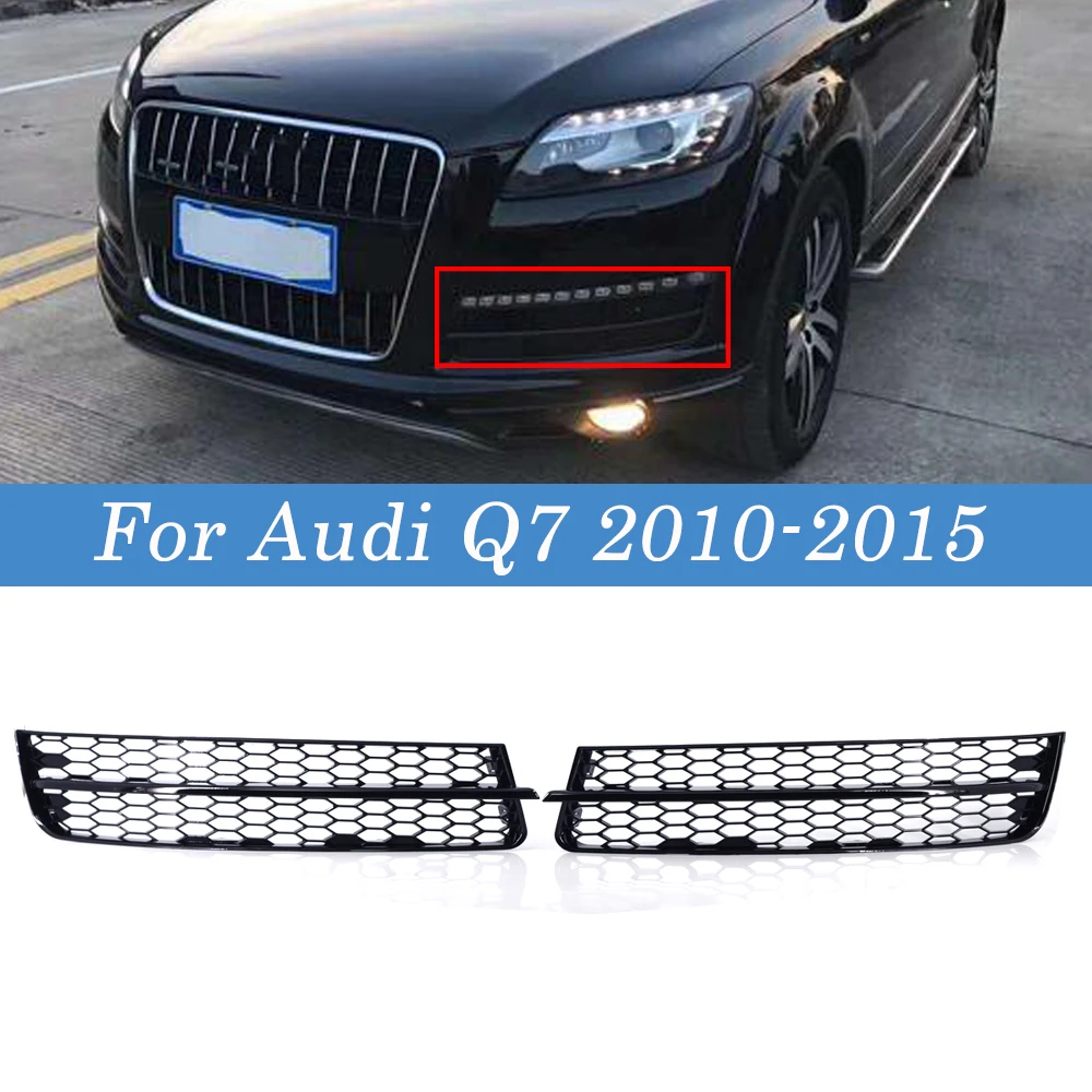 

Honeycomb Front Bumper Lower Grille Cover For Audi Q7 2010-2015