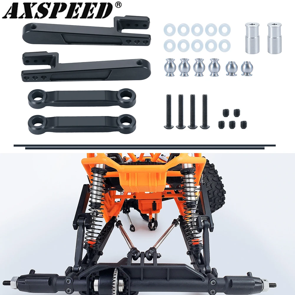 

AXSPEED RC автомобиль анти-наклон стержень Балансирующий полюс усиление анти-рулон стержень для 1/10 RC Гусеничный автомобиль Axial RBX10 AXI03005 обновленные детали