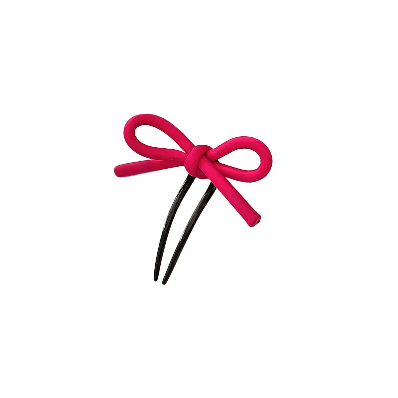1 Stück süßer Frühlings- und Sommer-Haarschmuck, U-förmige Haarnadel, Fleischbällchen-förmiger Haarschmuck, hochwertige Haarblumen – Detail 5