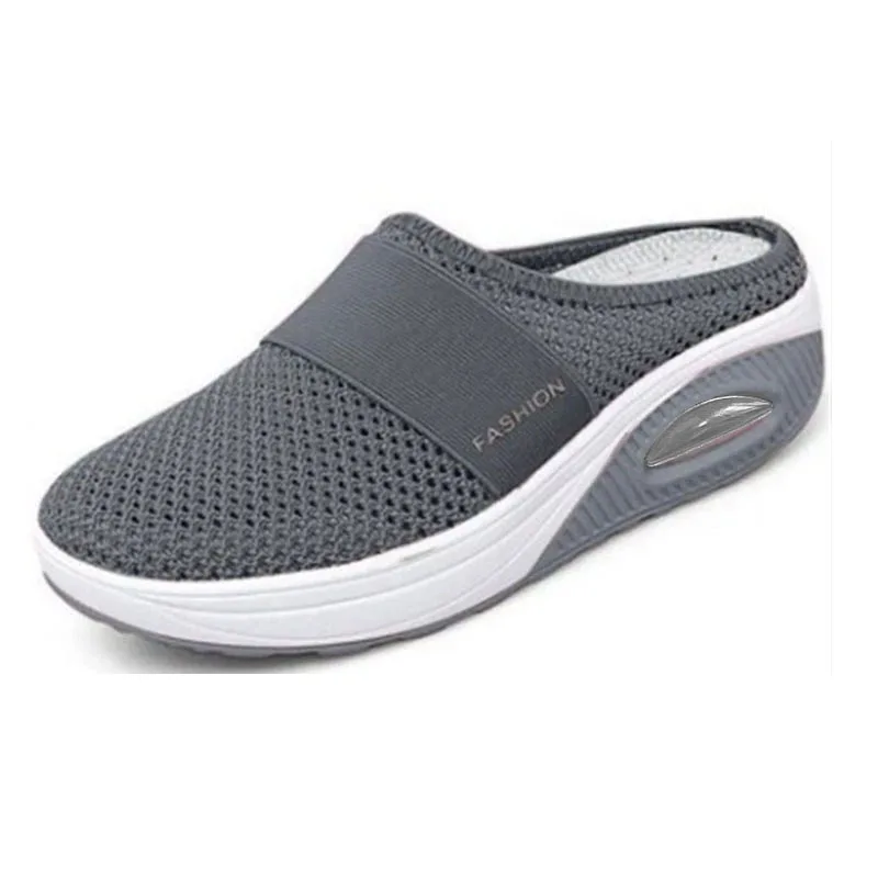 Women Wedge Slippers Premium Slippers Vintage Anti-slip Casual Female Platform Retro Shoes Plus Size Orthopedic Diabetic Sandals 5
