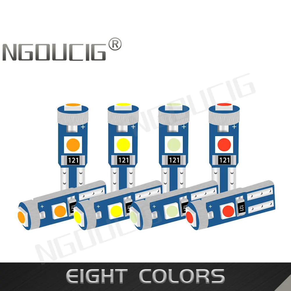 NGOUCIG 자동차 LED 전구 대시 보드 계기, 인테리어 플레이트 패널, ..