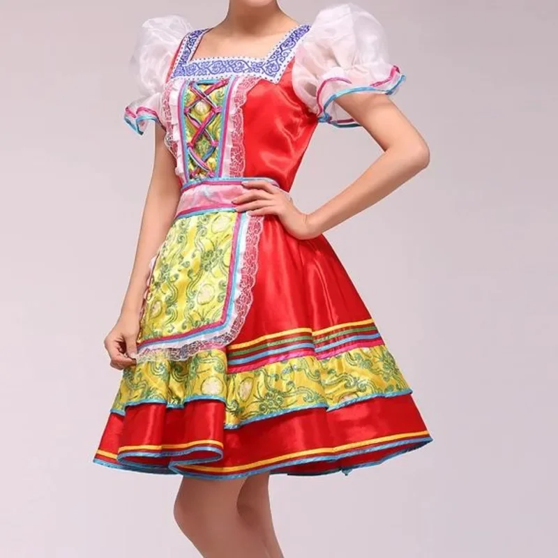 

Women Traditional Russian Costume Chinese Traditional Costume For Girls Dress Child Clothes Dance Dresses High Quality Dresses