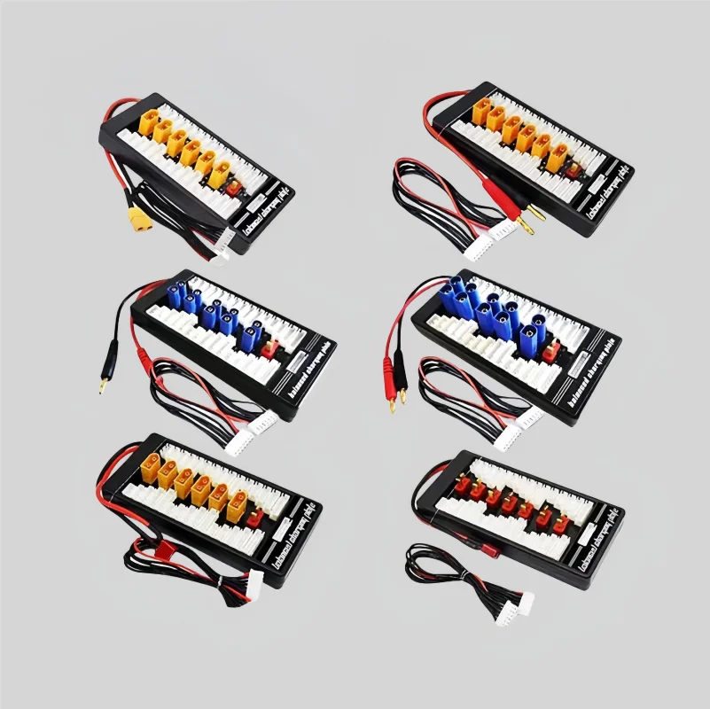 Enhanced Lipo Parallel Charging Board with Universal Plugs