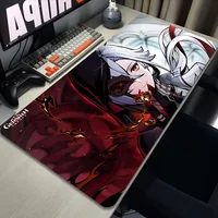 Genshin Impact Arlecchino  Mousepad Large Gaming PC Compute Gamer Keyboard Mouses 2