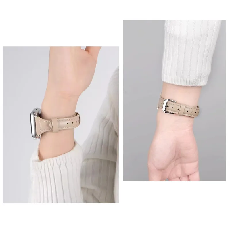Elegant Women's Leather Wristband Replacement