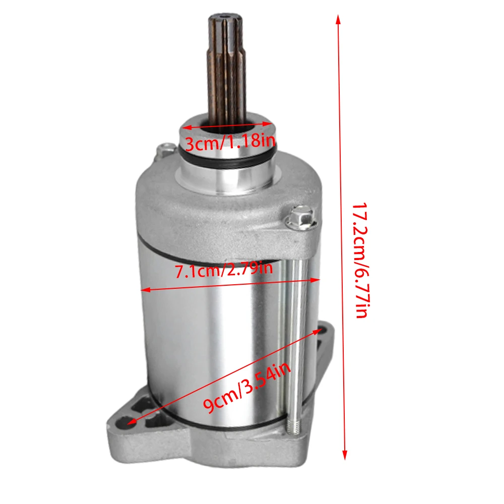 9 Teeth Starter Motor Honda TRX420 Rancher 420 TRX500 Foreman Rubicon 500 31200-HP5-601 31200-HR0-F01 starter motor set