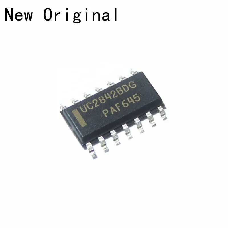 

10PCS UC2842BDR2G SOP14 New and Original High Performance Current Mode Controllers marking code UC2842BDG