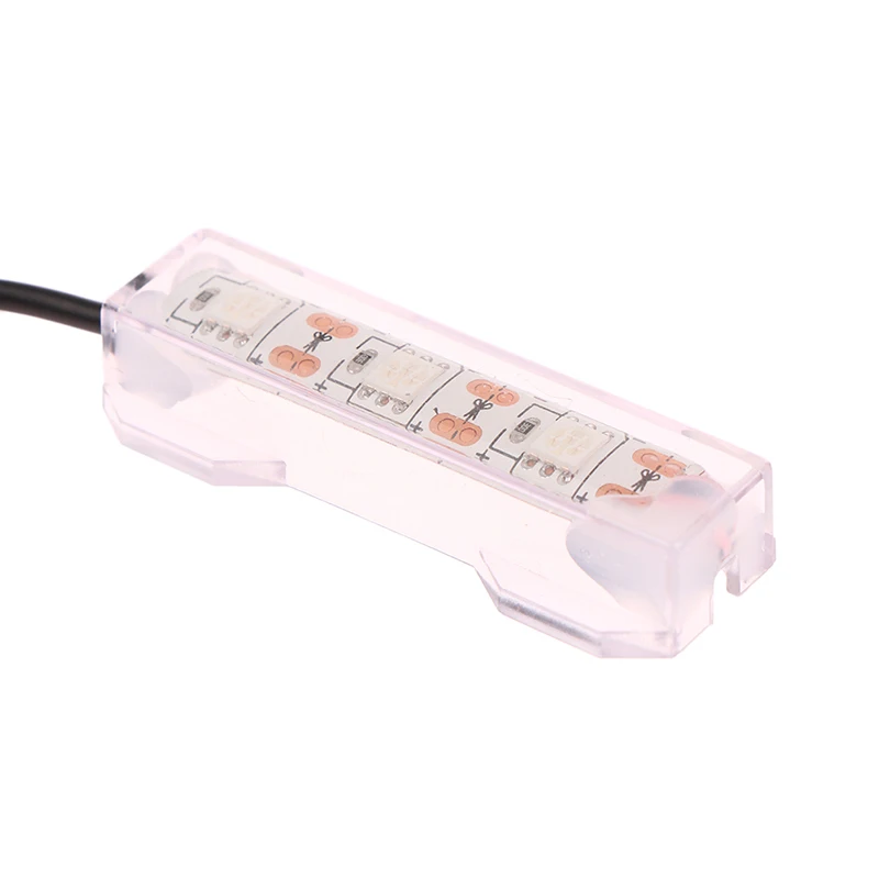 Fish Tank Light Plastic Small Aquarium Plants Light USB LED Desktop Fish Tank Lamp Aquarium Landscape Decorative Lamp 5Colors