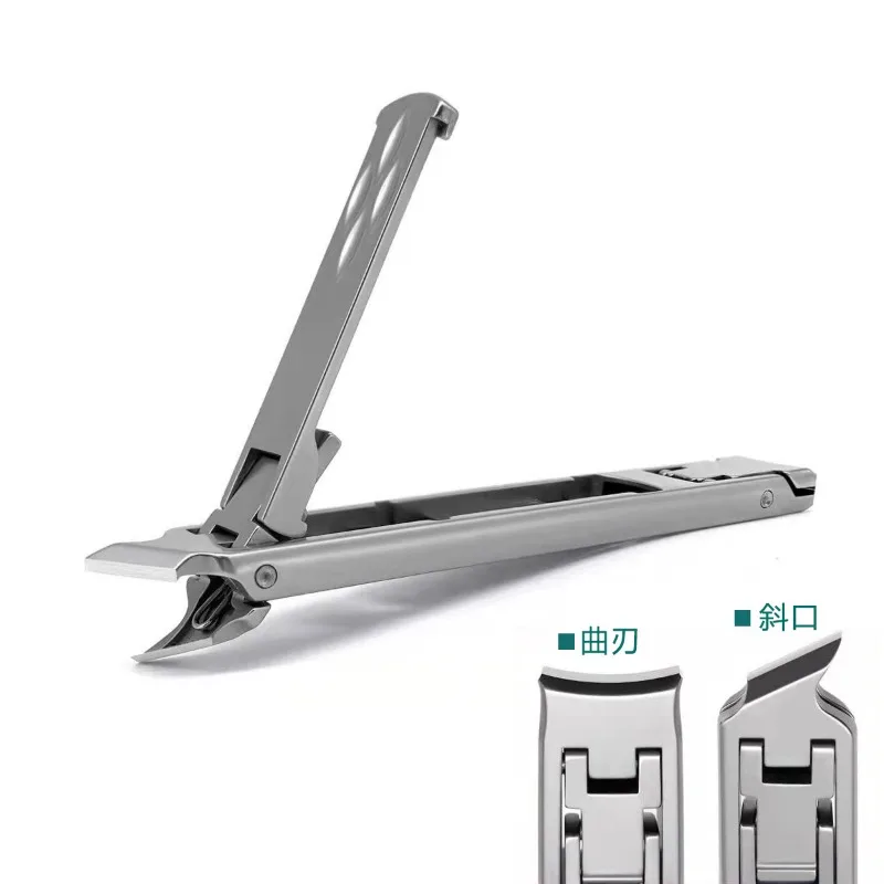 Nail Cutter Double Head Folding Nail Clippers Stainless Steel Cutter Clippers Manicure Pedicure Finger Toe Scissors Manicur nail clipper nail clippers
