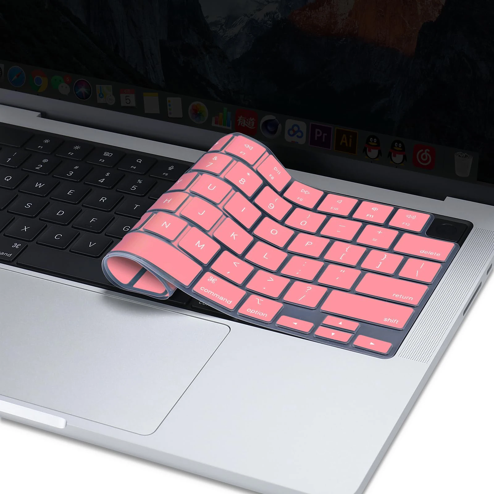Cover Per Tastiera Skin Per Macbook Air & Pro M3 M2 M1 15.3 "14" 13.6 "16 A3113 A3114 A2941 A2681 A2992 A2991 A2918 A2779 A2780 A2442