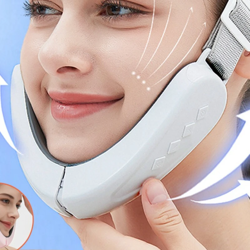 آلة شد الوجه الكهربائية على شكل حرف V مدلك تشكيل ا...