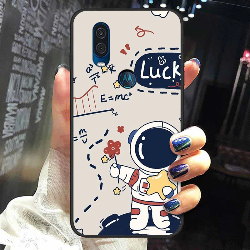 mobile flip cover For Moto One Action Case Silicone Soft TPU Astronaut Cartoon Phone Cases For Motorola One Vision Cover For Moto One Macro ZoomFor Moto One Action Case Silicone Soft TPU Astronaut Cartoon Phone Cases For Motorola One Vision Cover For Moto One Macro Zoom designer phone pouch Cases & Covers