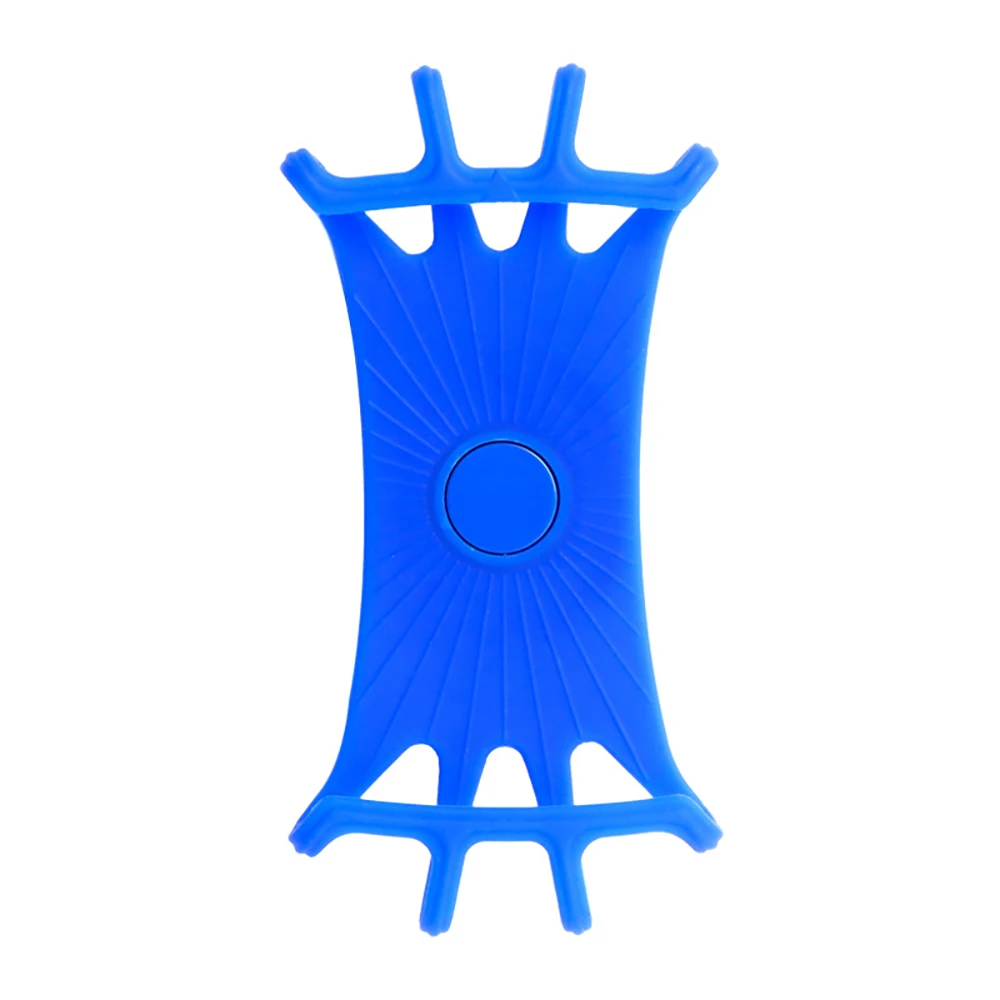 Universal 360° Rotating Silicone Phone Holder for Bicycles, Strollers, and Motorcycles