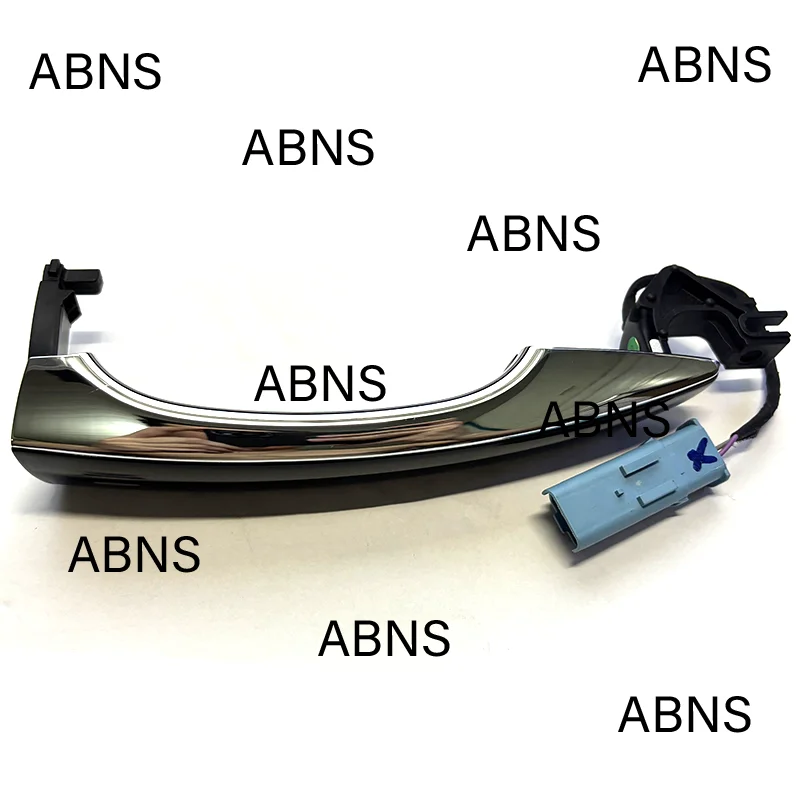 ABNS 블랙 외부 도어 핸들, 푸조 508 408 308S 4008 5008 시트로엥 C5 C6용 센서 키홀이 있는 외부 핸들