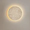 Natural Yellow Cave Stone Led Sconce Lamp Nordic Minimalist Wabi Sabi Home Decoration Living Room Bedside Corridor Wall Lights 1