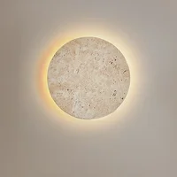 Natural Yellow Cave Stone Led Sconce Lamp Nordic Minimalist Wabi Sabi Home Decoration Living Room Bedside Corridor Wall Lights 1
