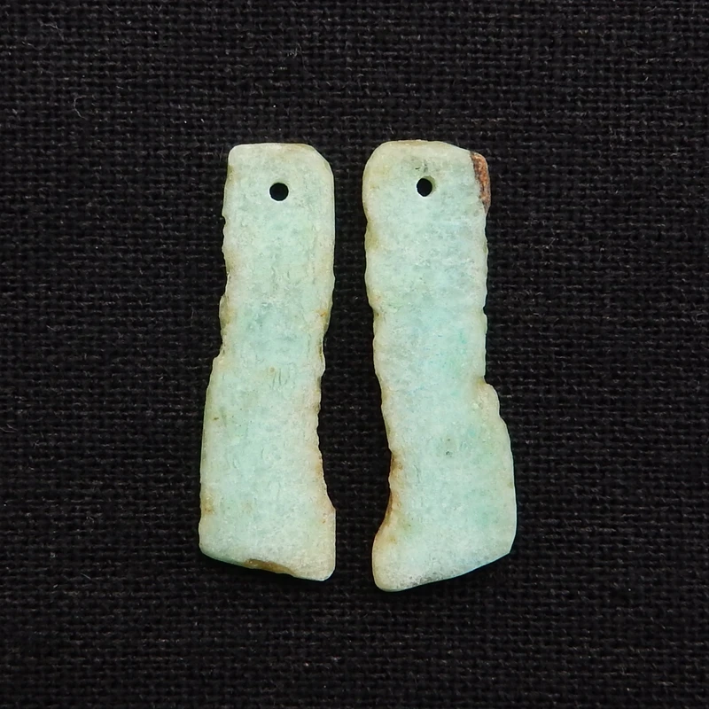 

Натуральный камень хризопраза красивые ювелирные изделия Nugget женские серьги аксессуары летние зеленые 29x9x2 мм 2 г