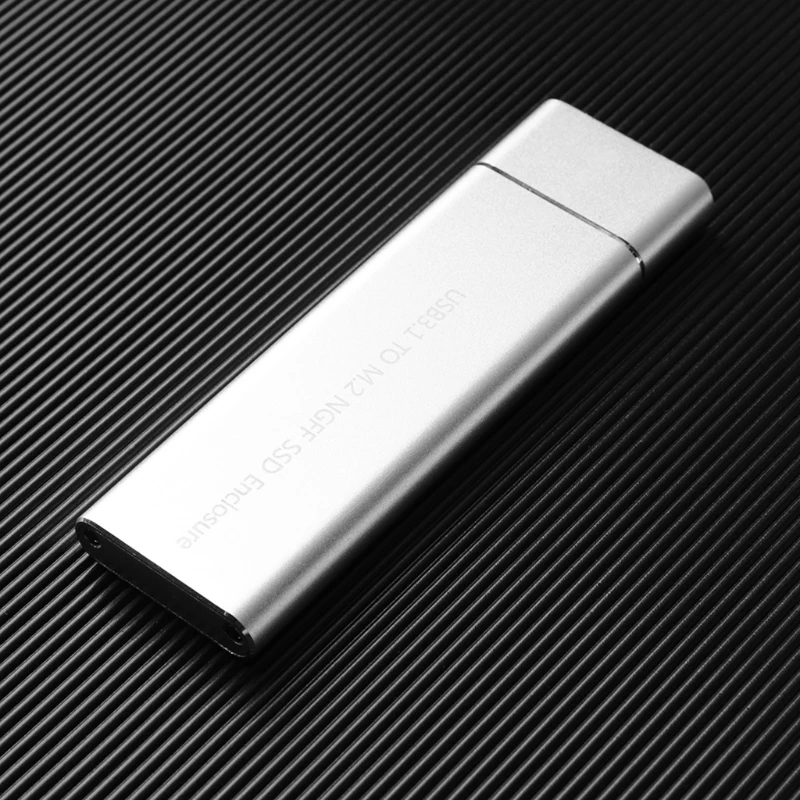 USB 3.1 TYPE-C-M.2 NGFF SSD 모바일 하드 드라이브 디스크 상자 SSD USB 3.1 용 6Gbps 외부 인클로저 케이스