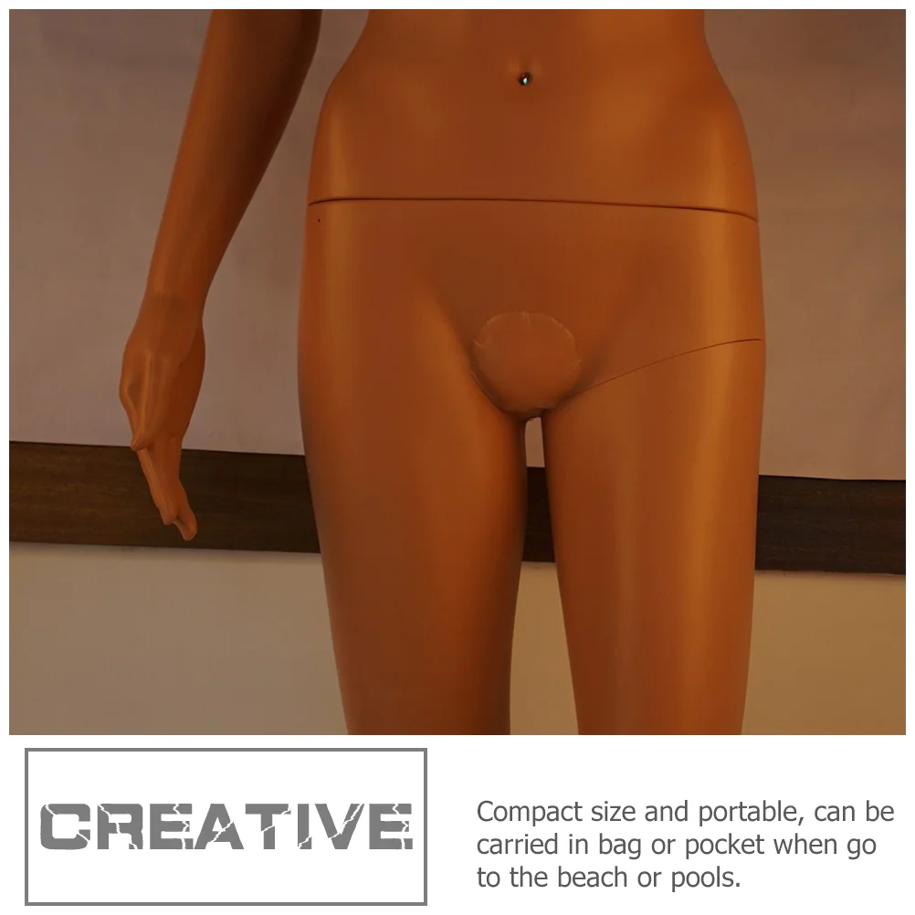 

4 Pcs Private Parts Waterproof Paste Pad Bikini Silica Gel Camel Toe Concealer for Leggings Silicone