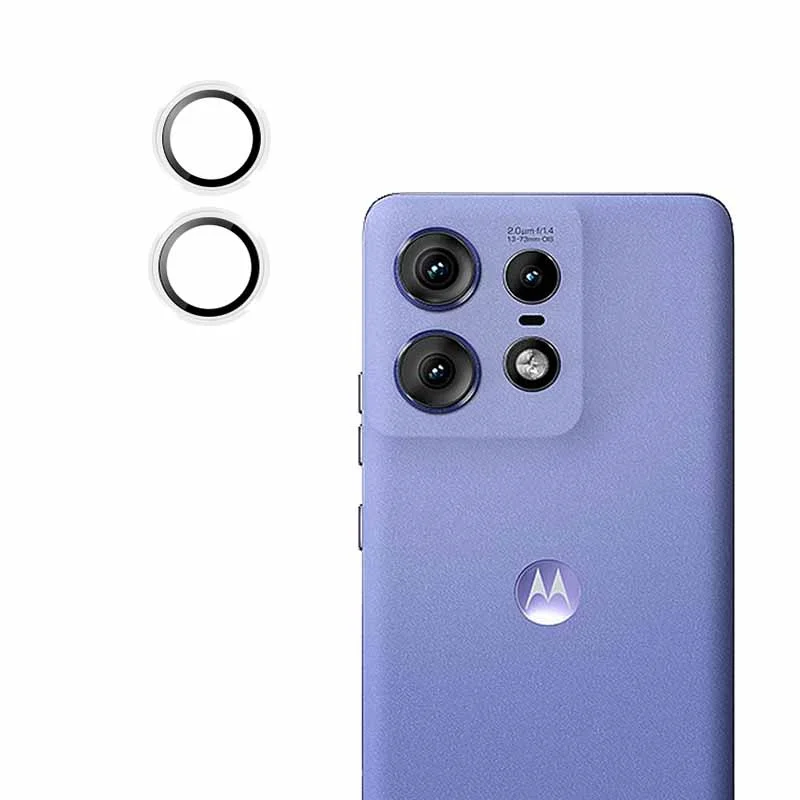 3D Curved Camera Protective Glass with Metal Ring Lens Cover