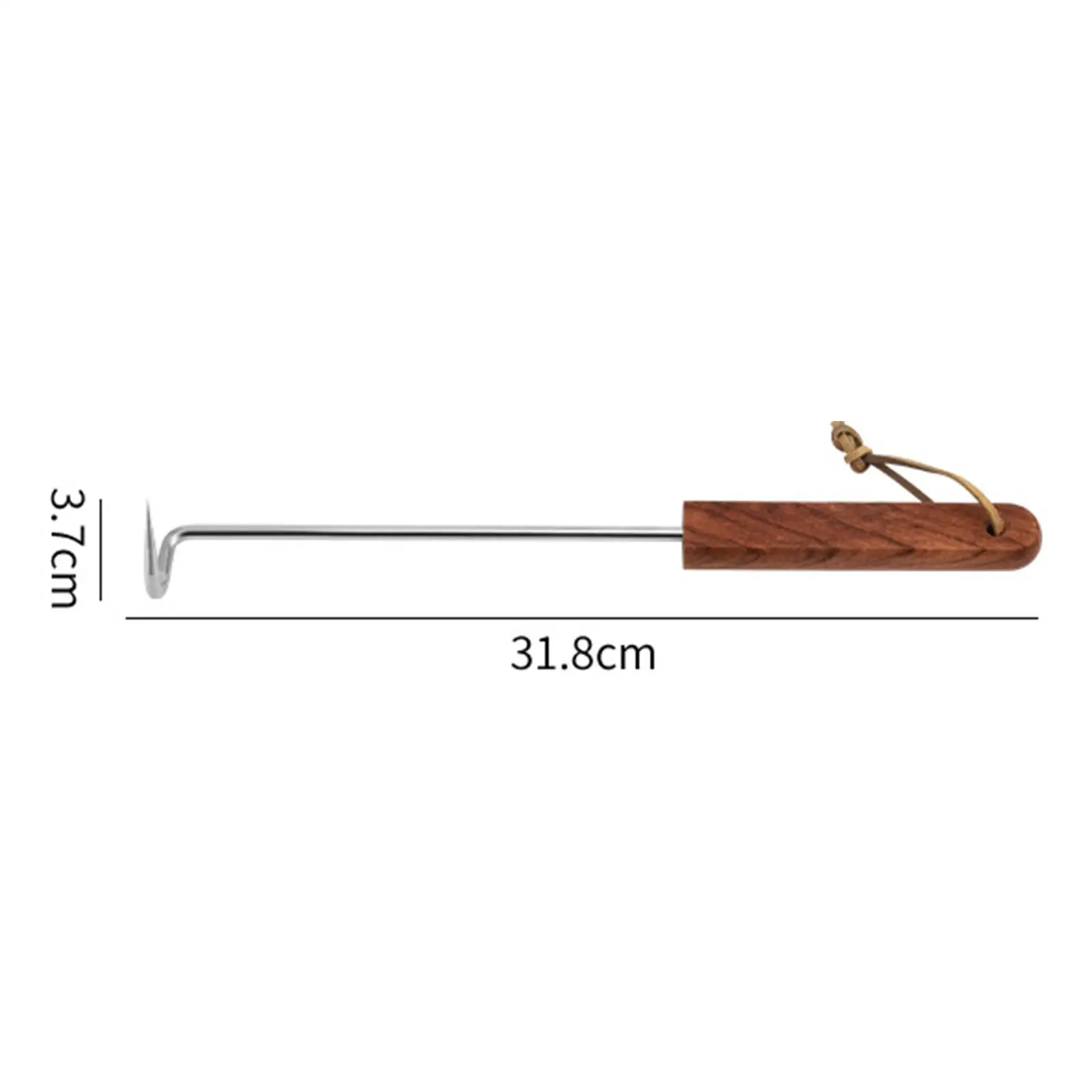 Food Flipper Hook Grill Accessories Stainless Steel BBQ Meat Turner Hook for Sausages Vegetables Meats BBQ Grill Flipping,barbecue tools,spatula turner